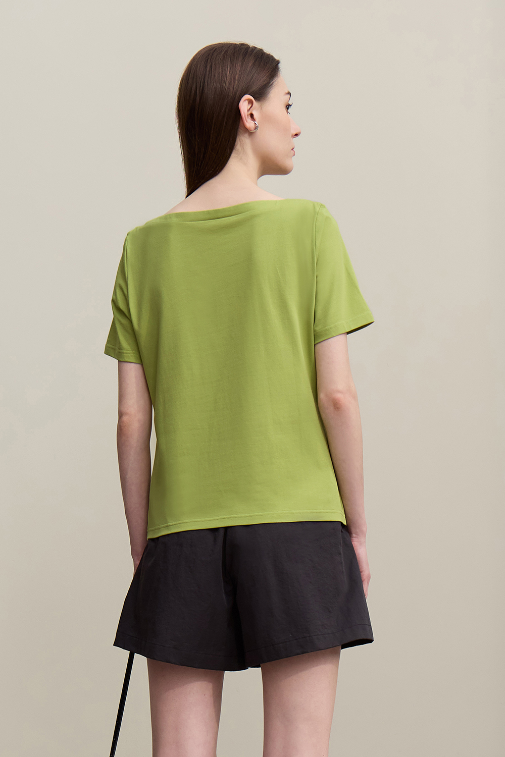 Square Neck Printed T-shirt