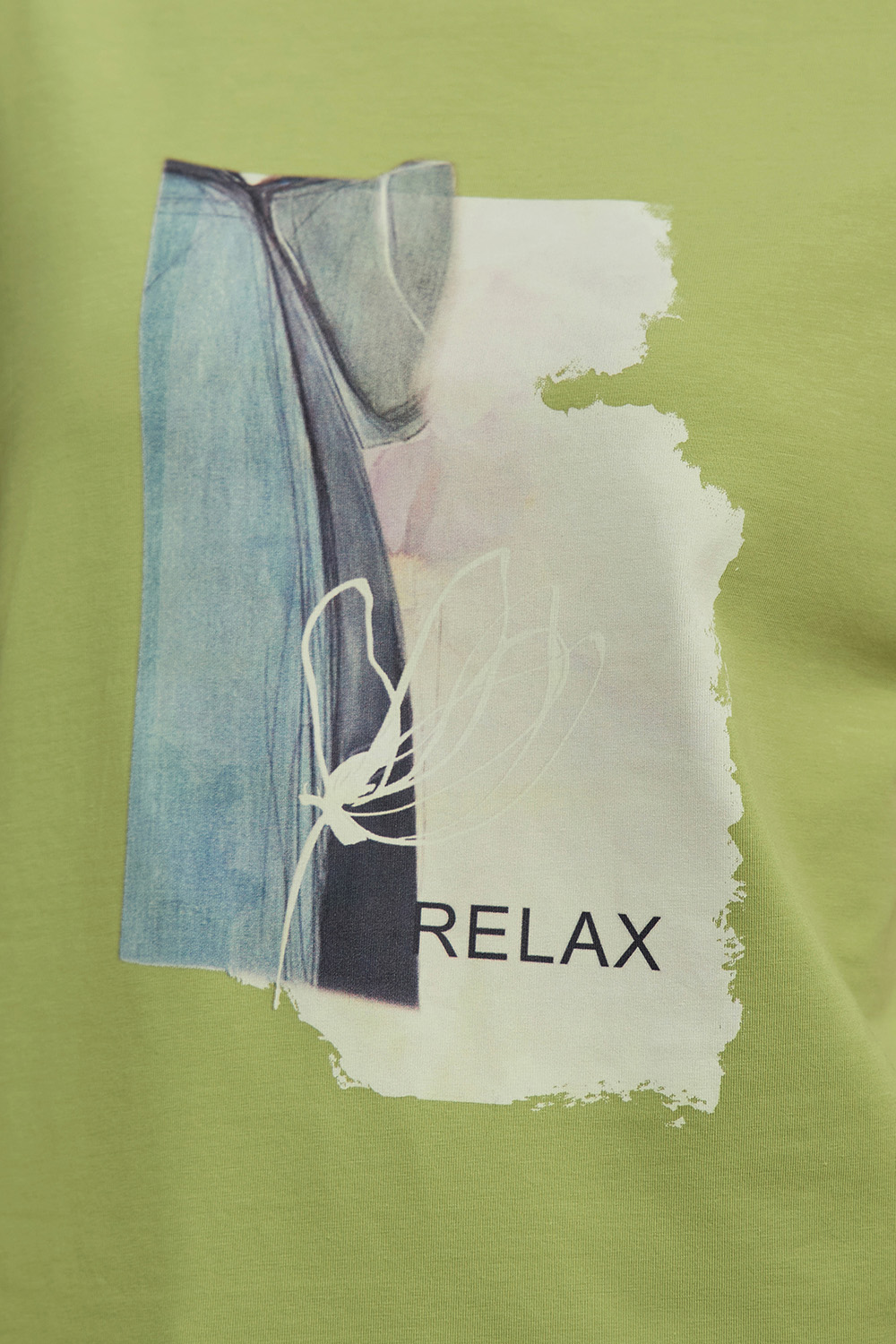 Square Neck Printed T-shirt