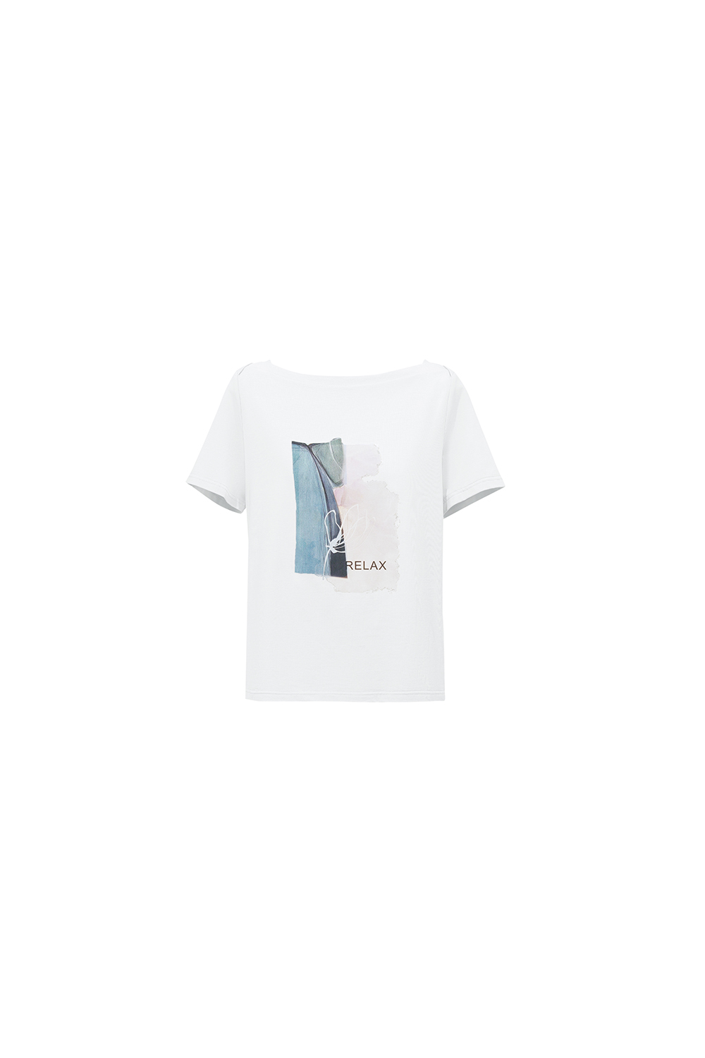 Square Neck Printed T-shirt