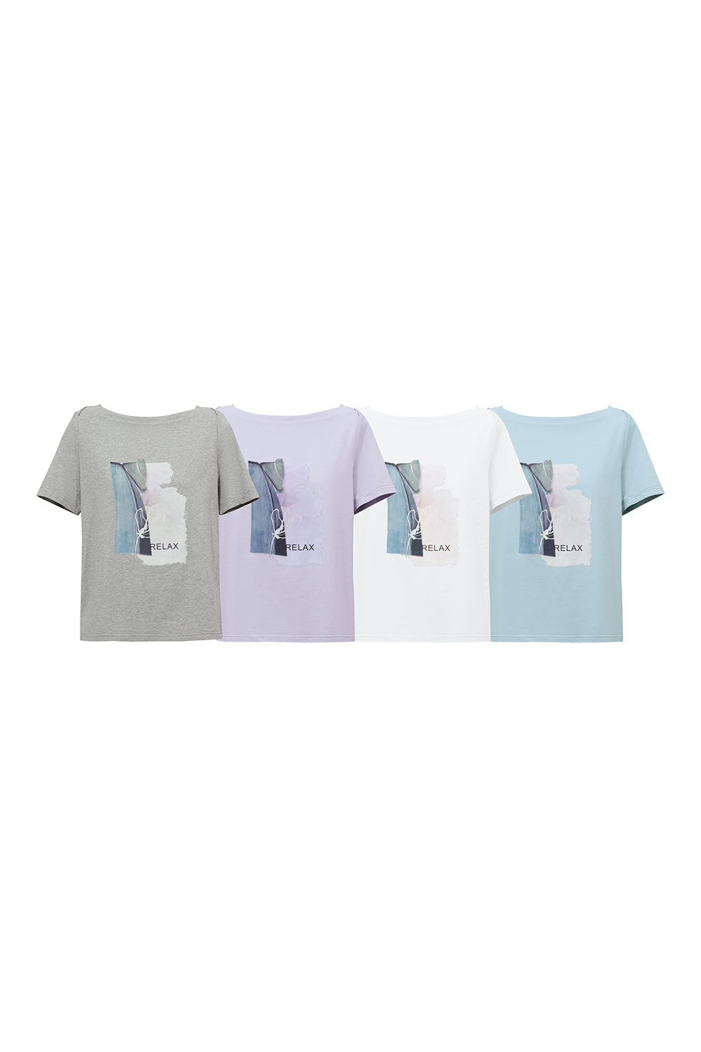 Square Neck Printed T-shirt