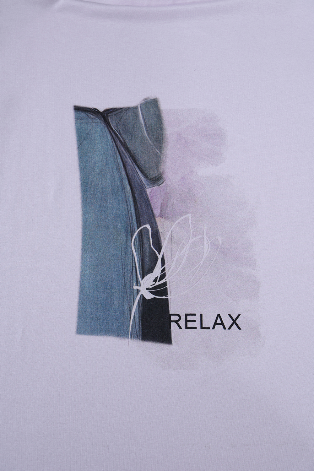 Square Neck Printed T-shirt