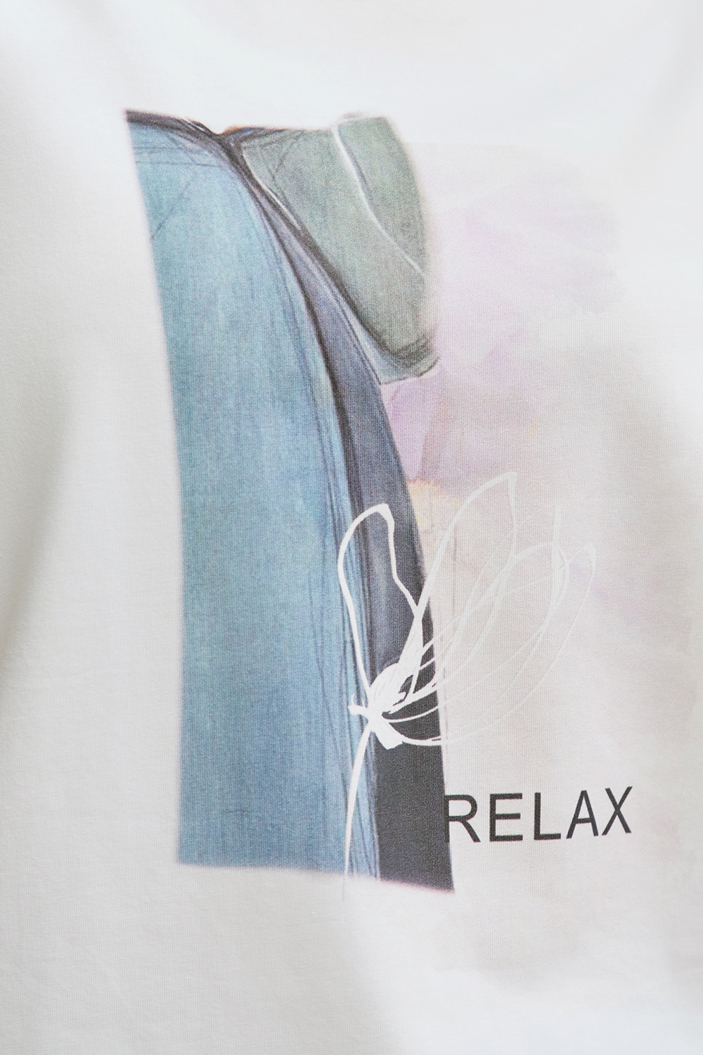Square Neck Printed T-shirt