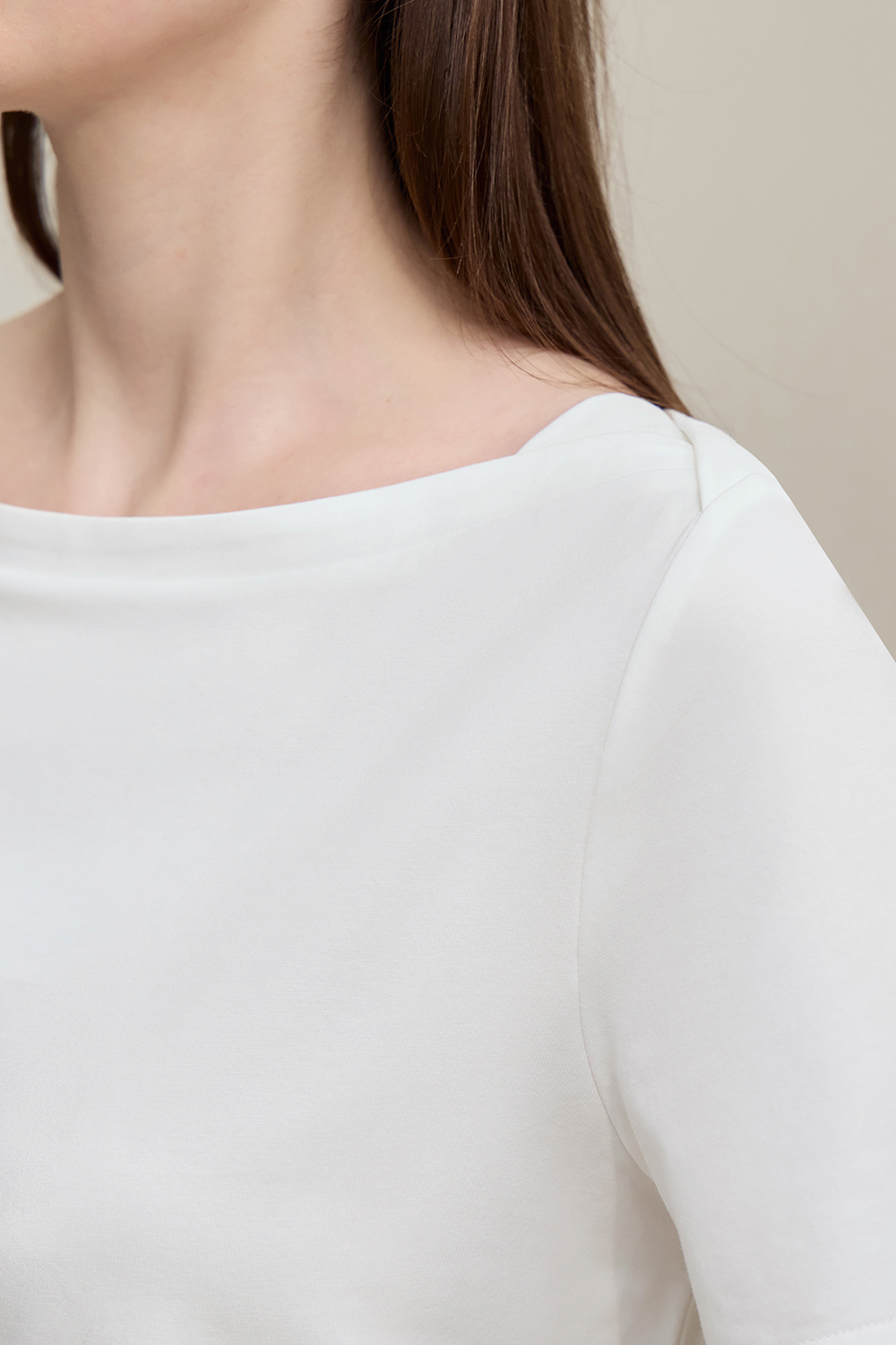 Square Neck Printed T-shirt