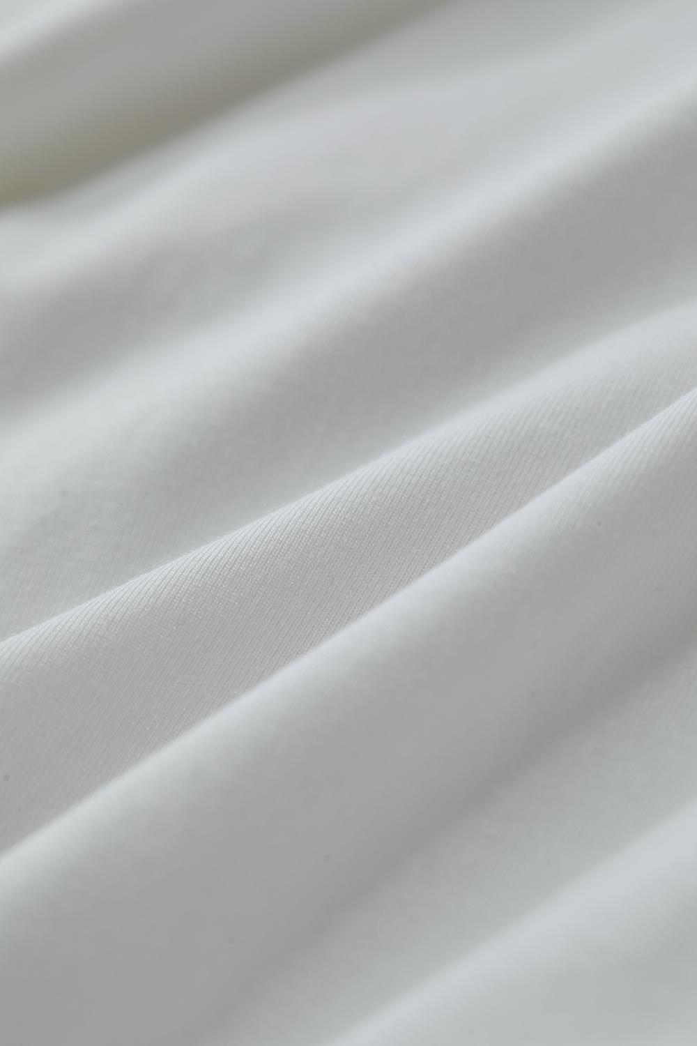 Semi-high Neck Waist T-shirt