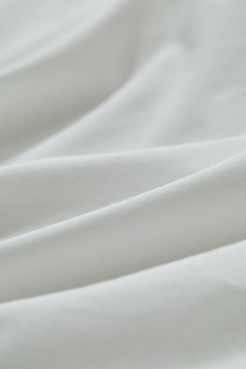 Semi-high Neck Waist T-shirt