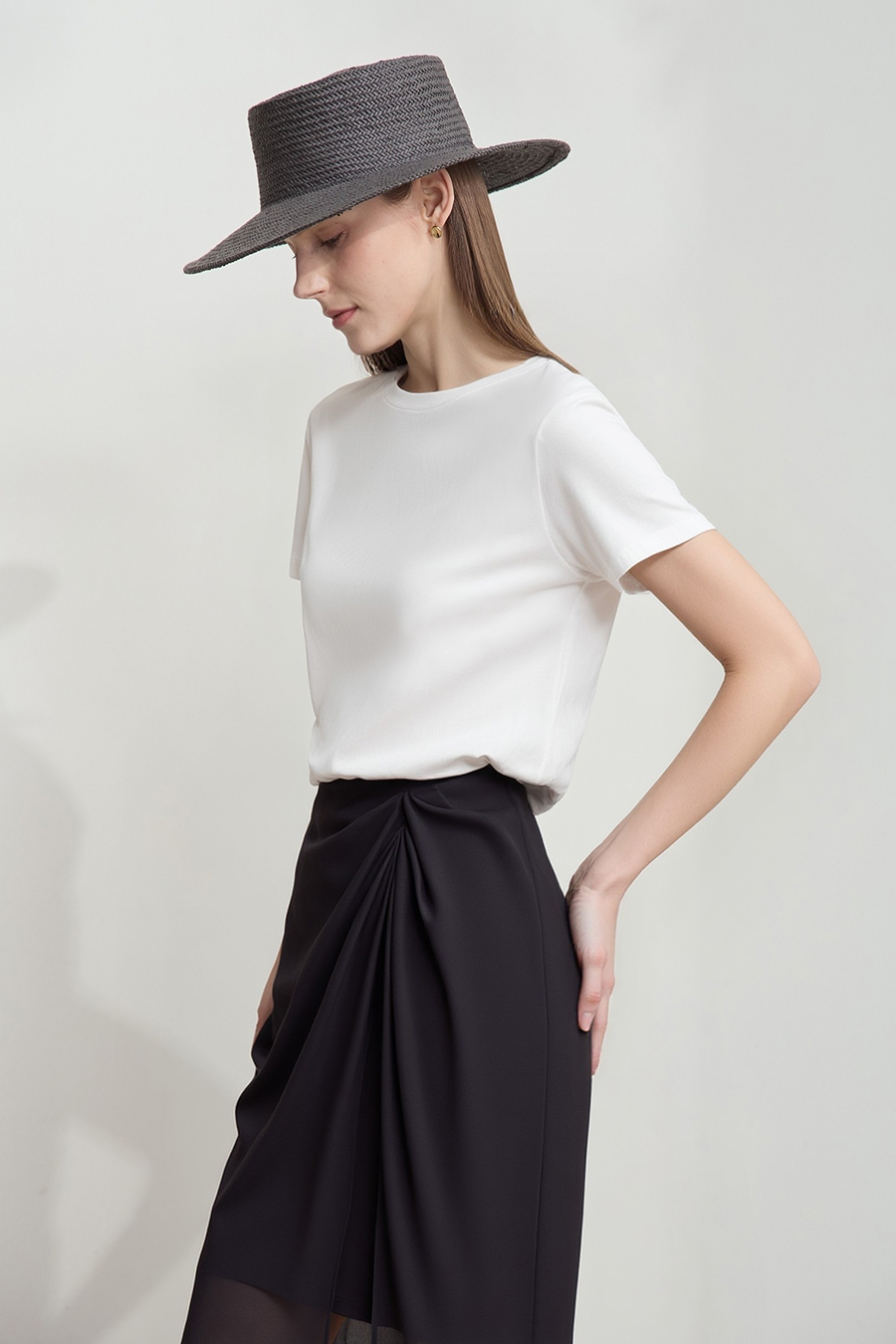 Crew Neck Slim Fit Short Sleeve T-shirt