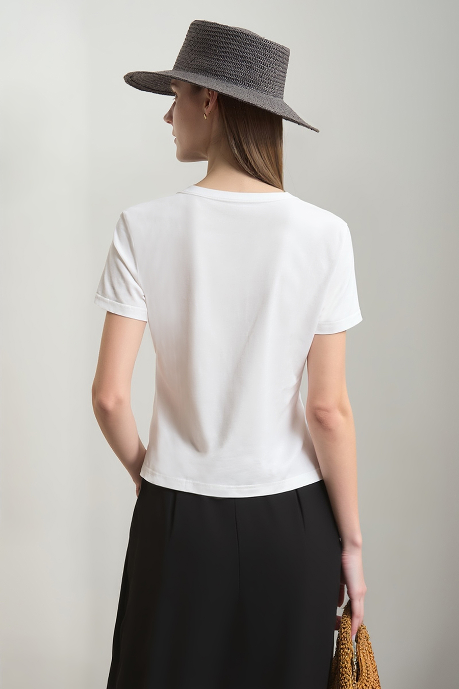 Crew Neck Slim Fit Short Sleeve T-shirt