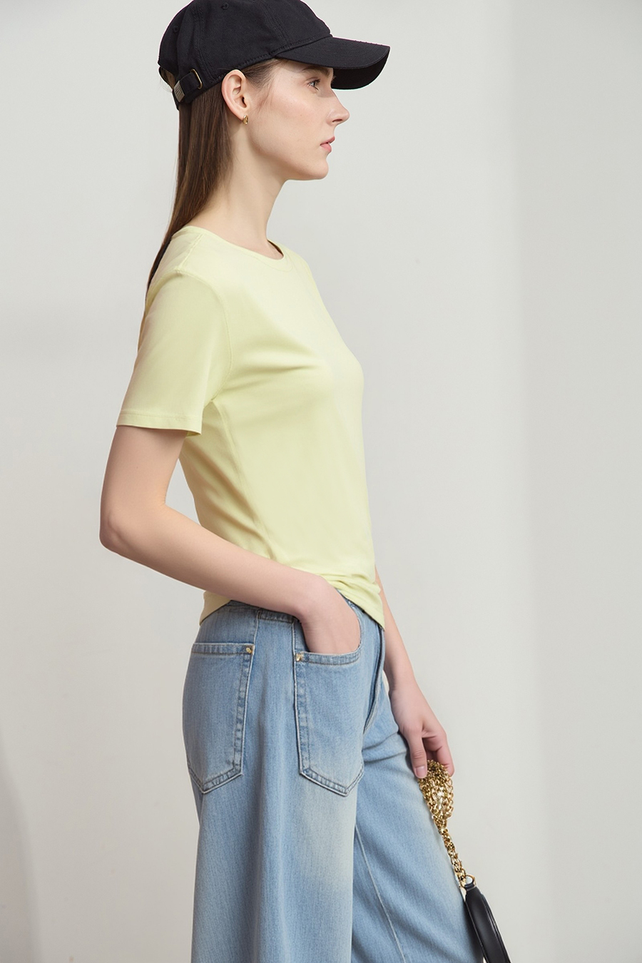 Crew Neck Slim Fit Short Sleeve T-shirt