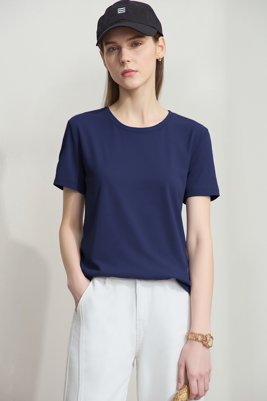 Crew Neck Slim Fit Short Sleeve T-shirt