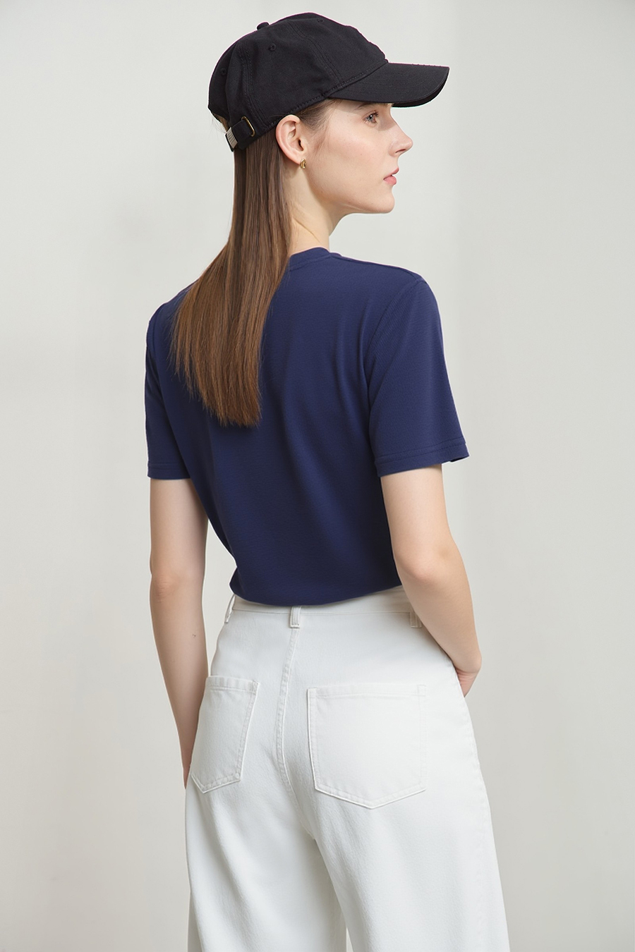 Crew Neck Slim Fit Short Sleeve T-shirt