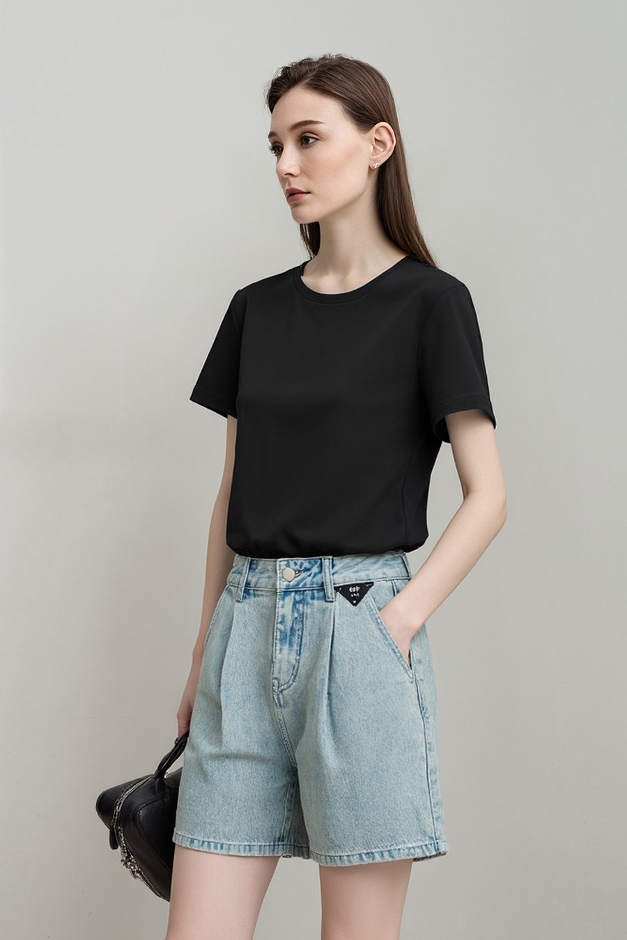 Crew Neck Slim Fit Short Sleeve T-shirt