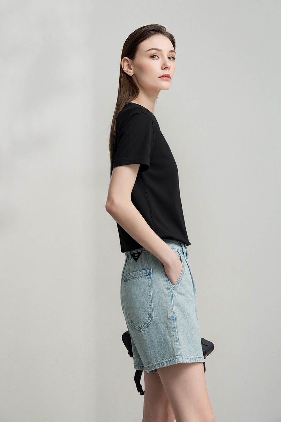 Crew Neck Slim Fit Short Sleeve T-shirt