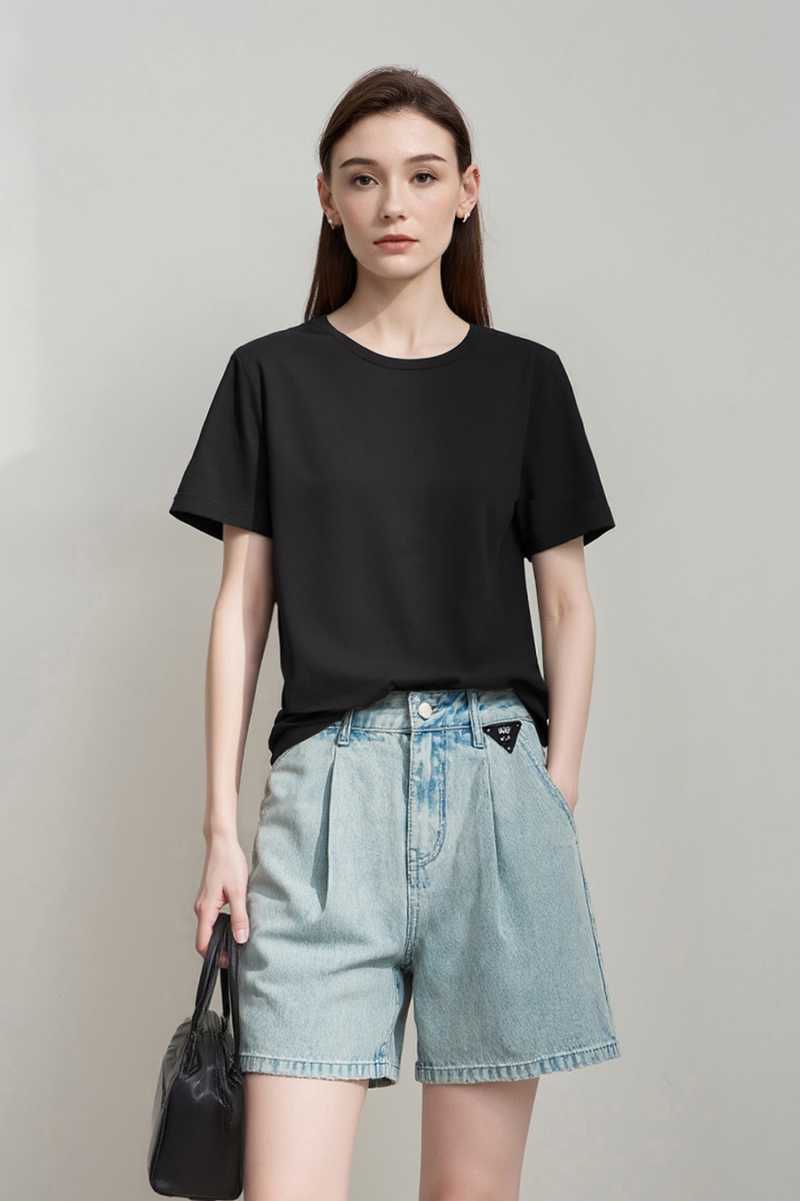 Crew Neck Slim Fit Short Sleeve T-shirt