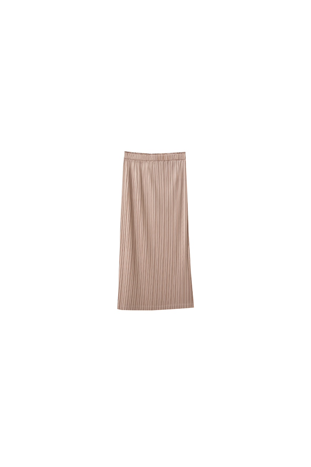 Elastic Pleated Skirt