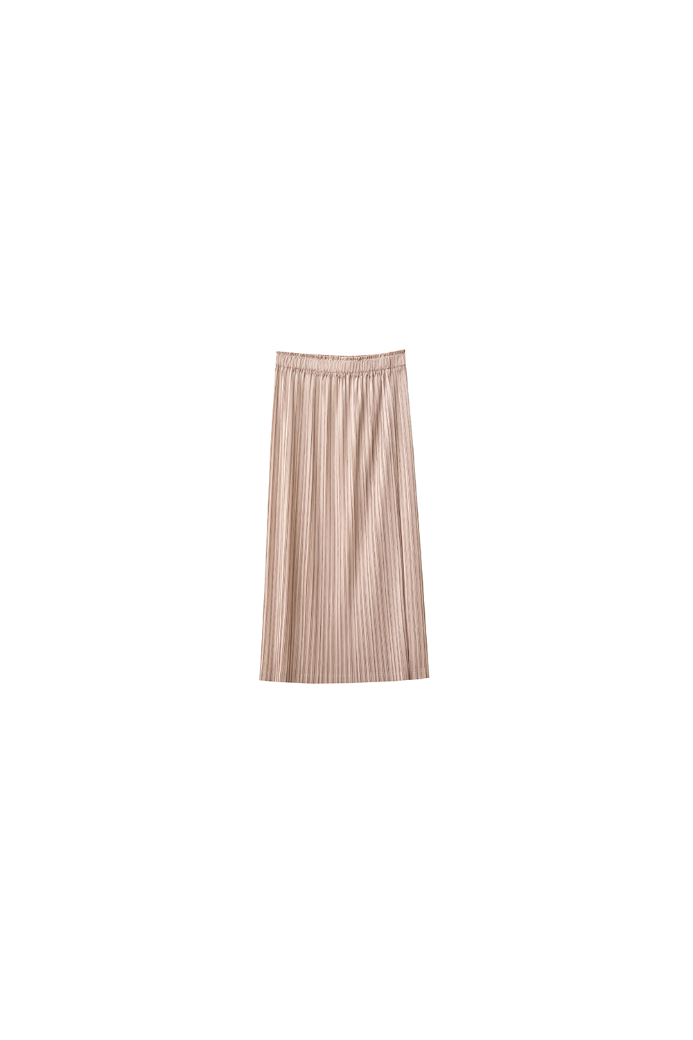 Elastic Pleated Skirt