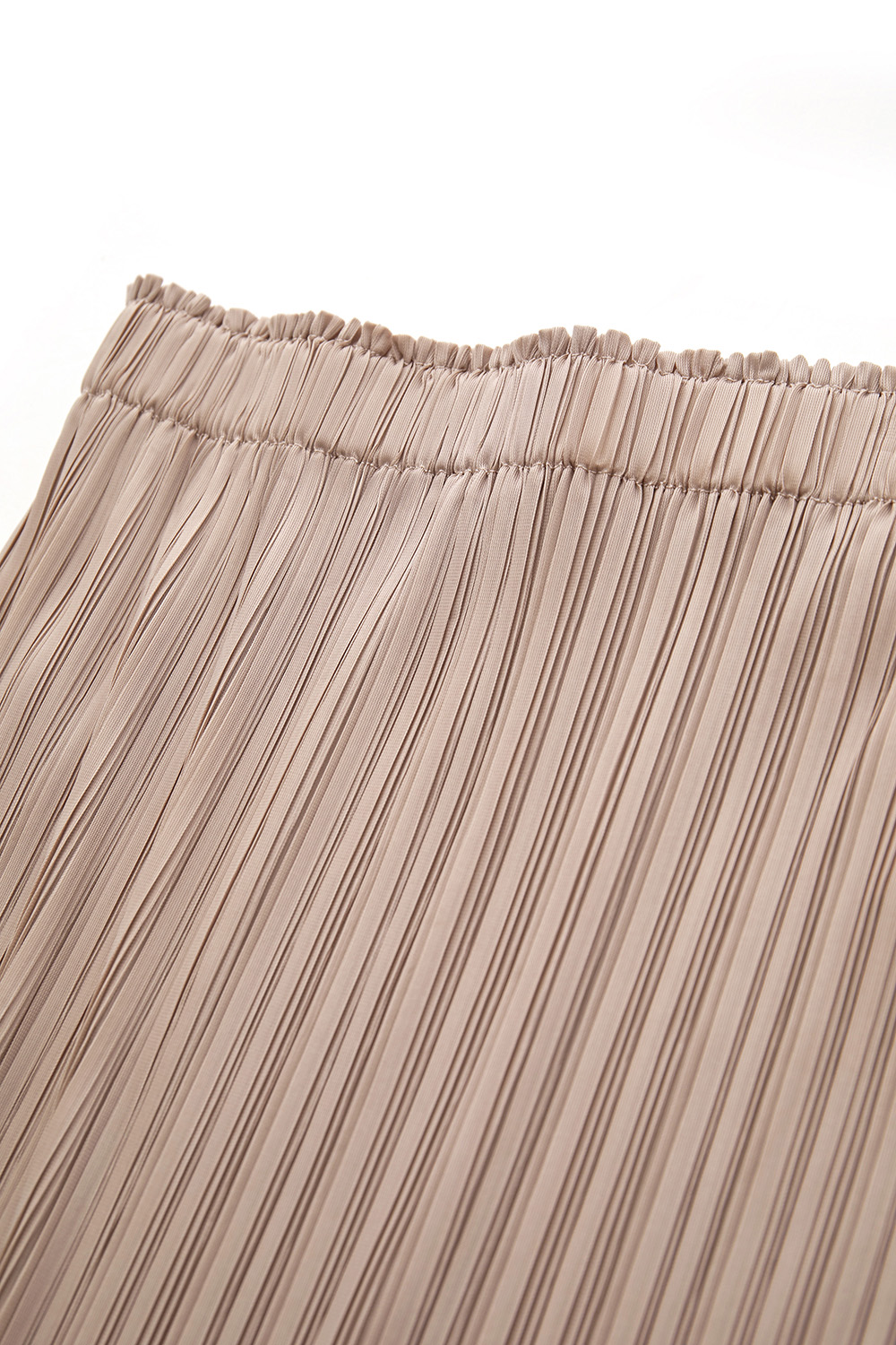 Elastic Pleated Skirt