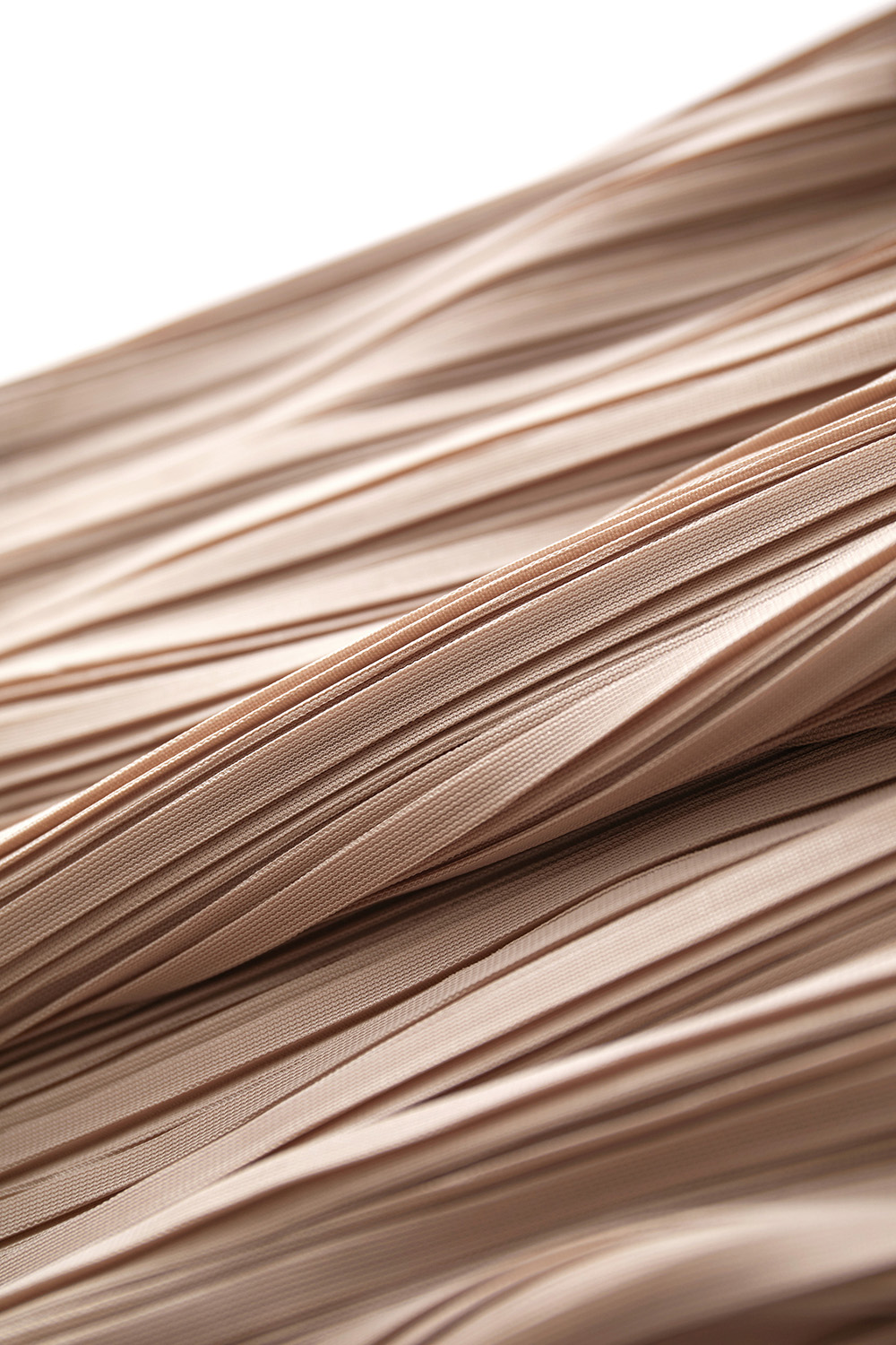 Elastic Pleated Skirt