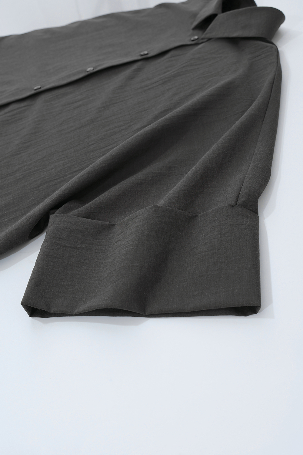 Lapel Shirt with Turned Cuffs