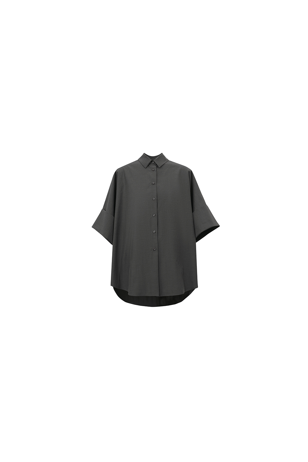 Lapel Shirt with Turned Cuffs