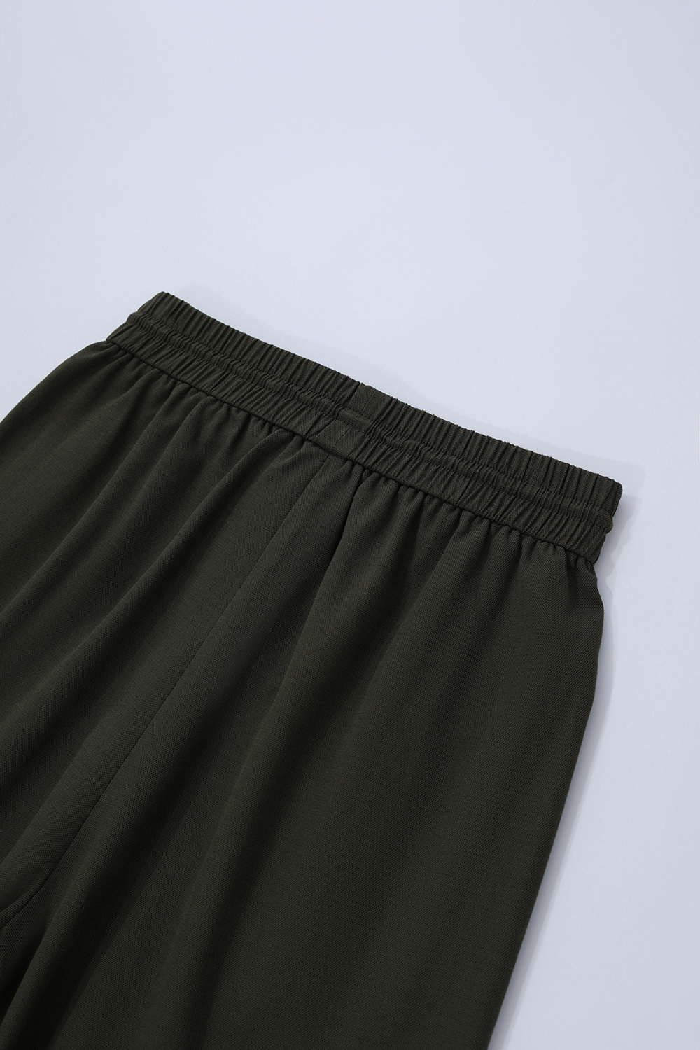 Elastic Waist Casual Pants