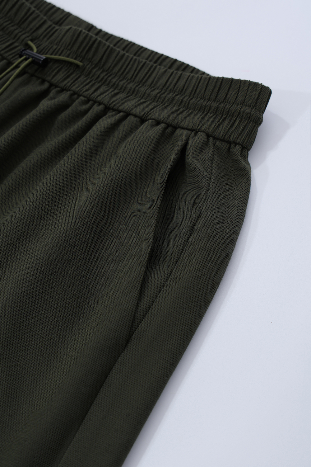 Elastic Waist Casual Pants