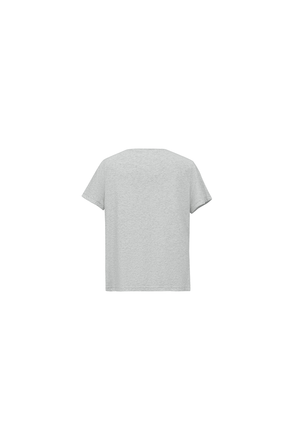 Irregular Neck Ruffle T-shirt