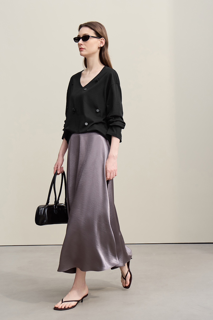 Sequin Decorated T-shirt