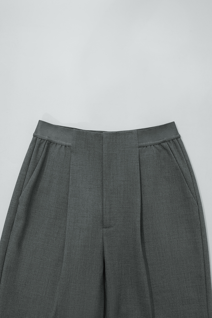 Elastic Waist Tapered Casual Pants | AMII