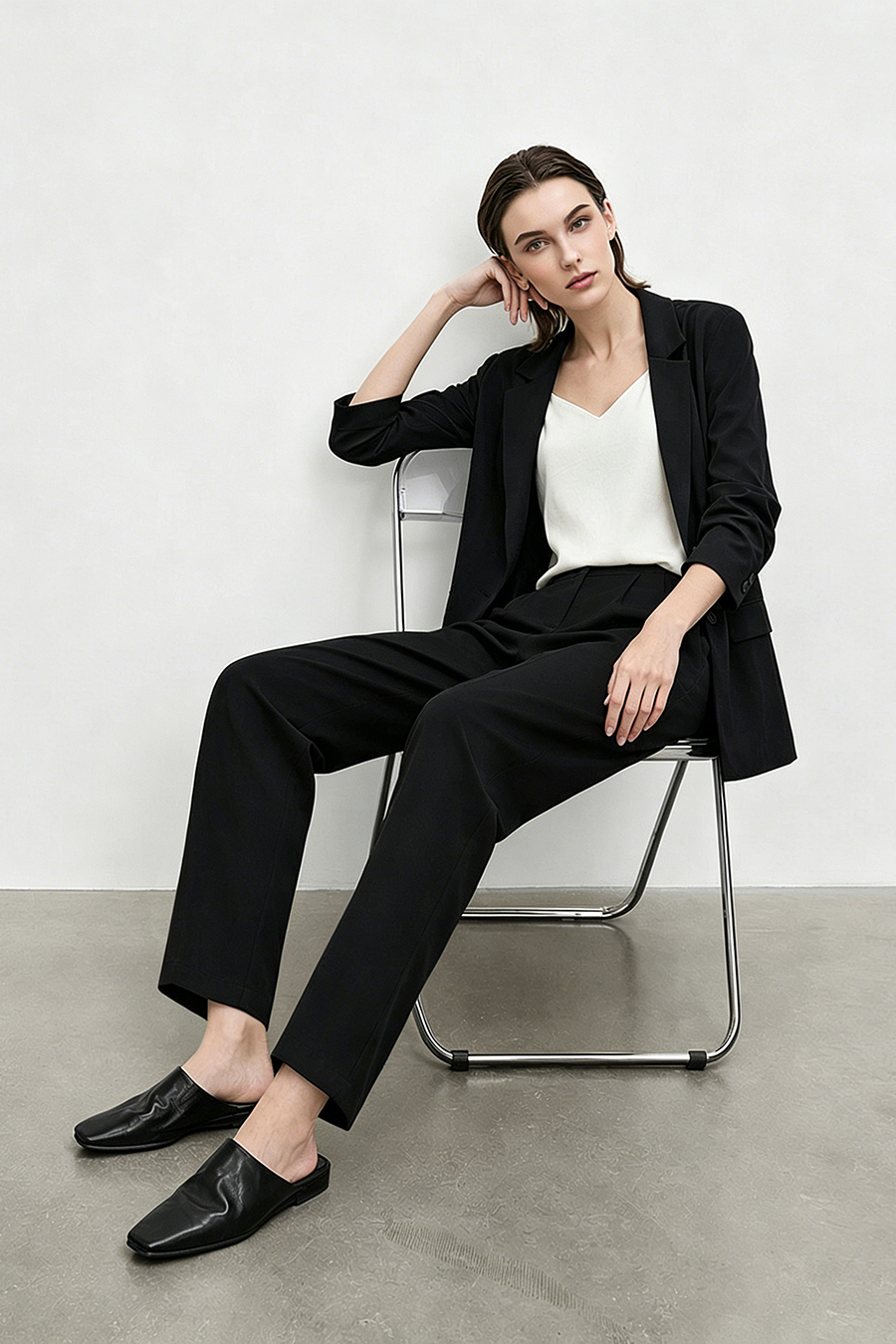 Commuter Tapered Casual Pants|AMII