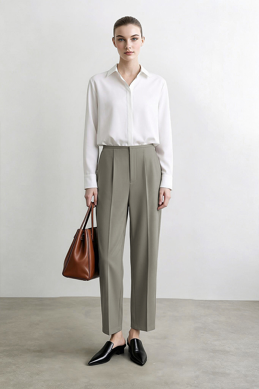 Commuter Tapered Casual Pants|AMII