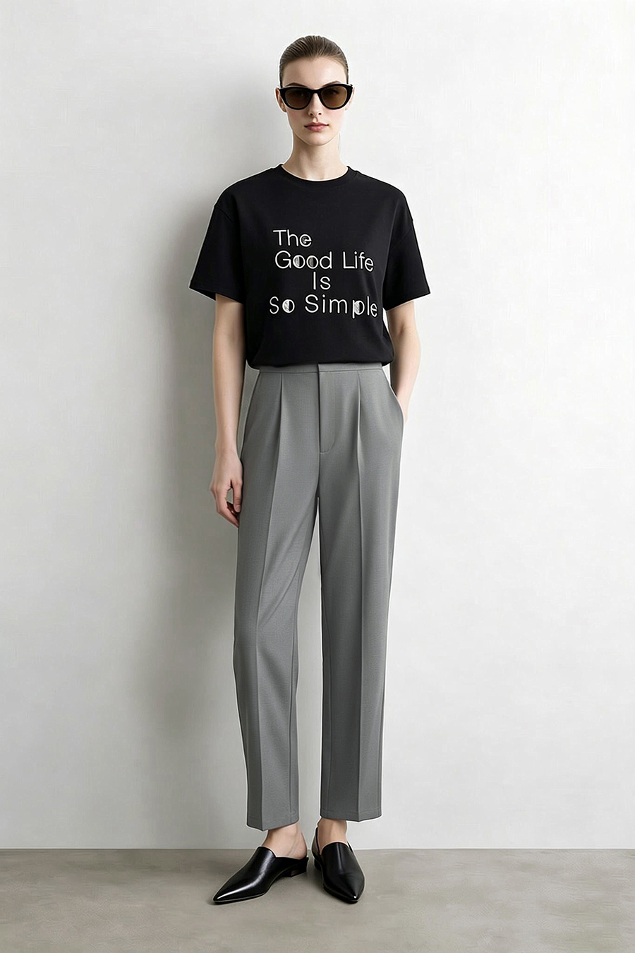 Commuter Tapered Casual Pants|AMII