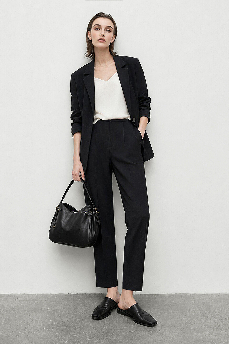Commuter Tapered Casual Pants|AMII