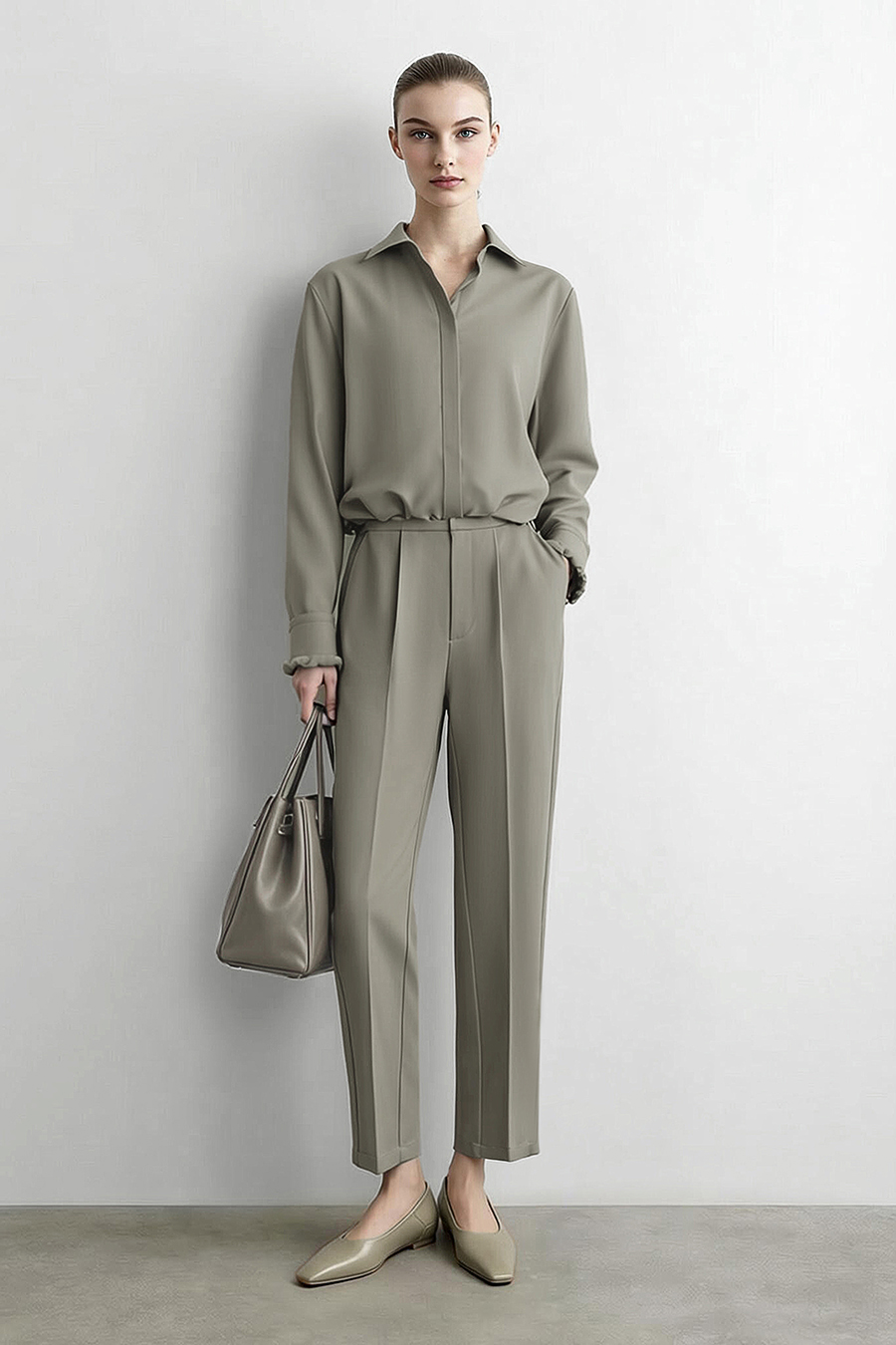 Commuter Tapered Casual Pants|AMII