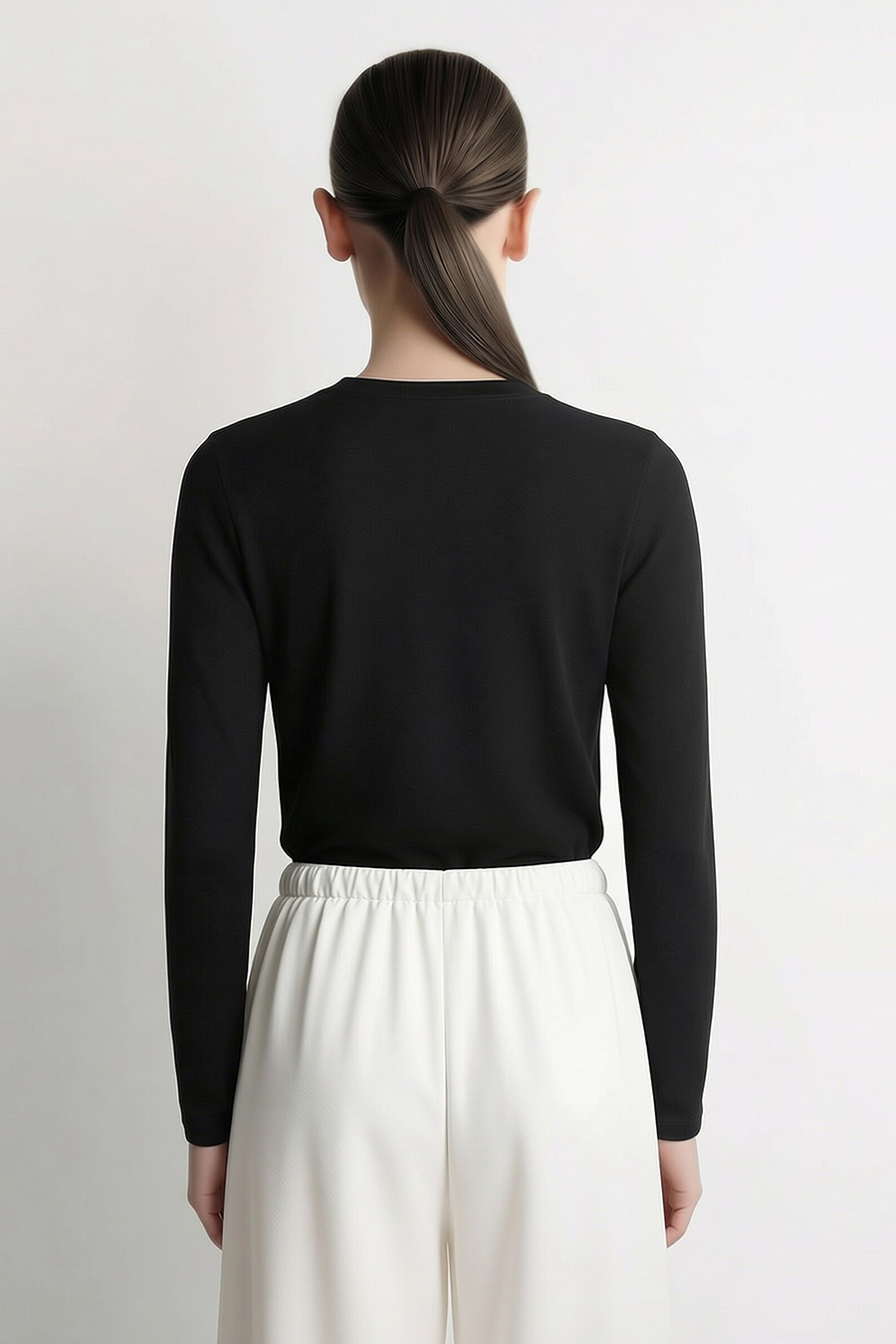 Letter Embroidery Beaded T-Shirt|AMII