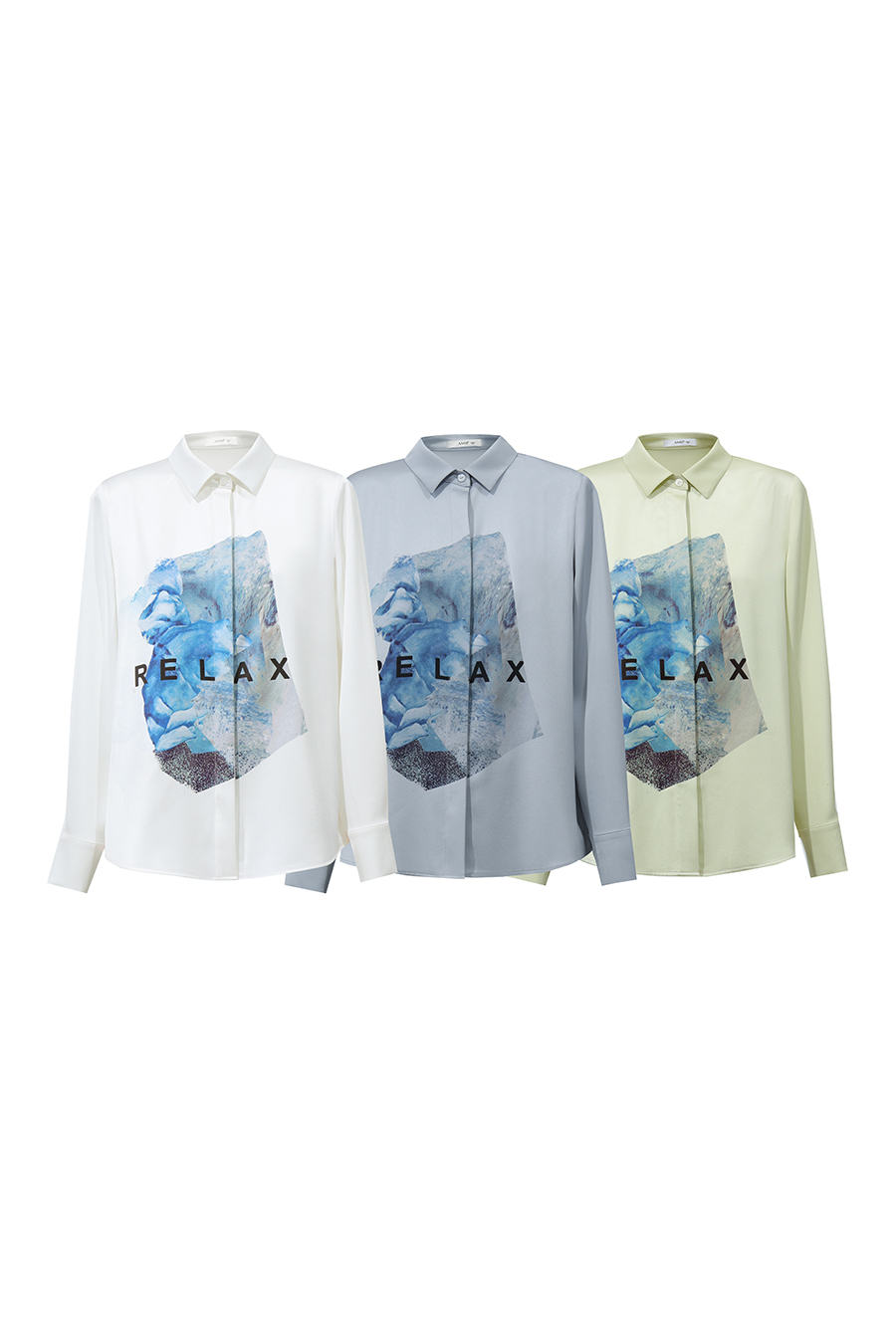 Abstract Letter Print Shirt|AMII