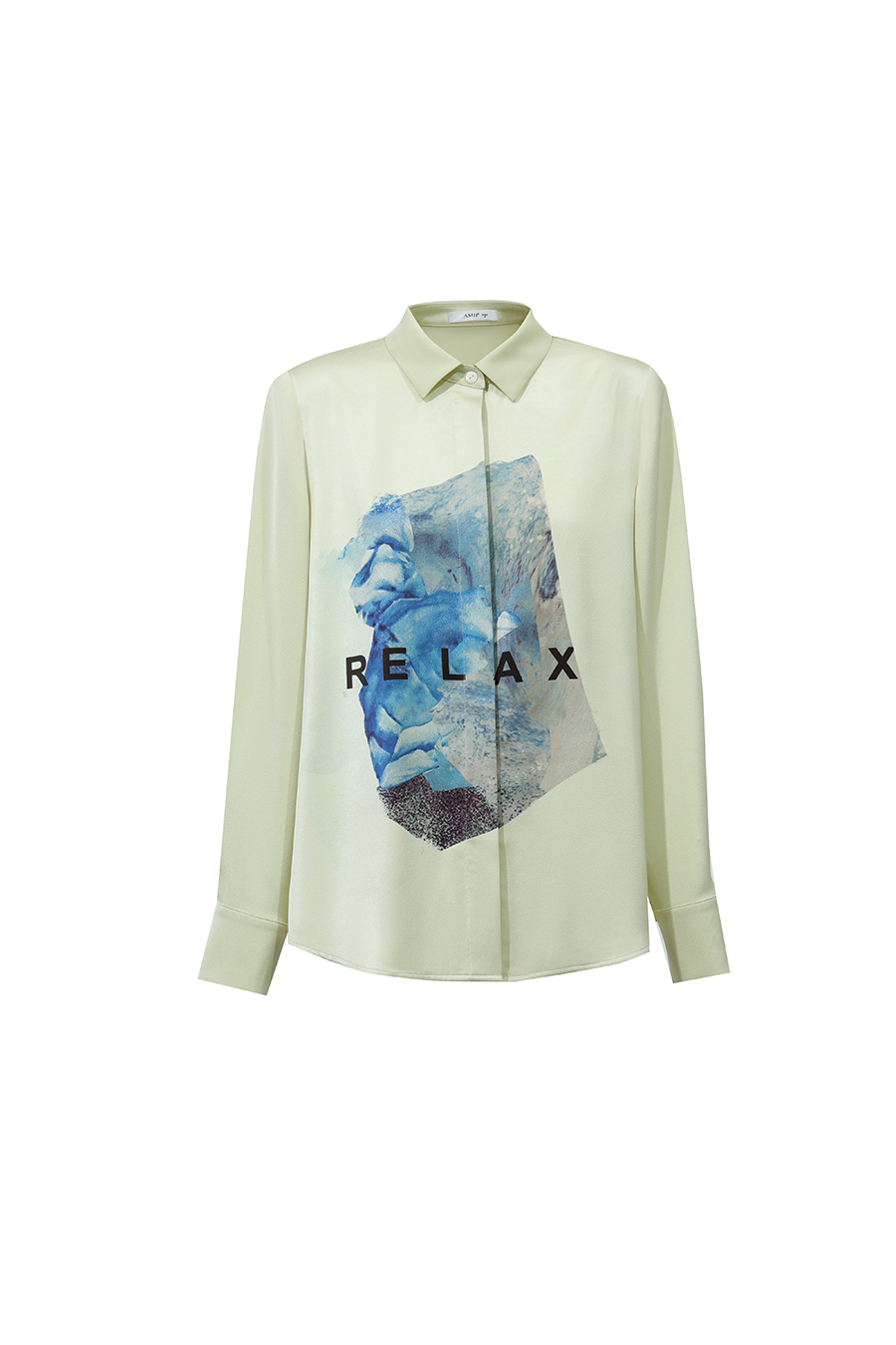 Abstract Letter Print Shirt|AMII