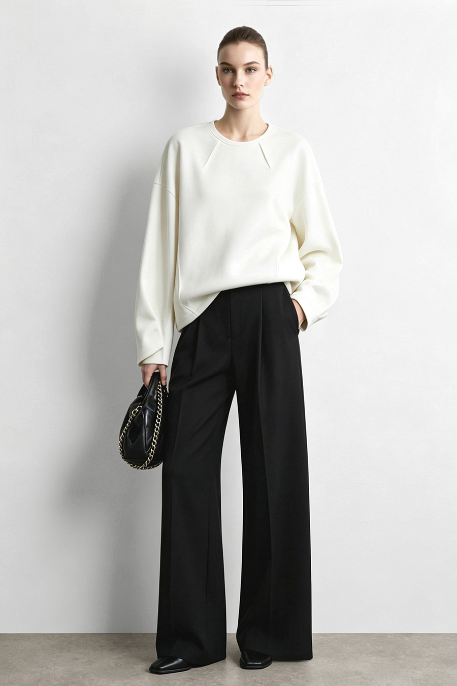 Versatile Wide Leg Casual Pants | AMII