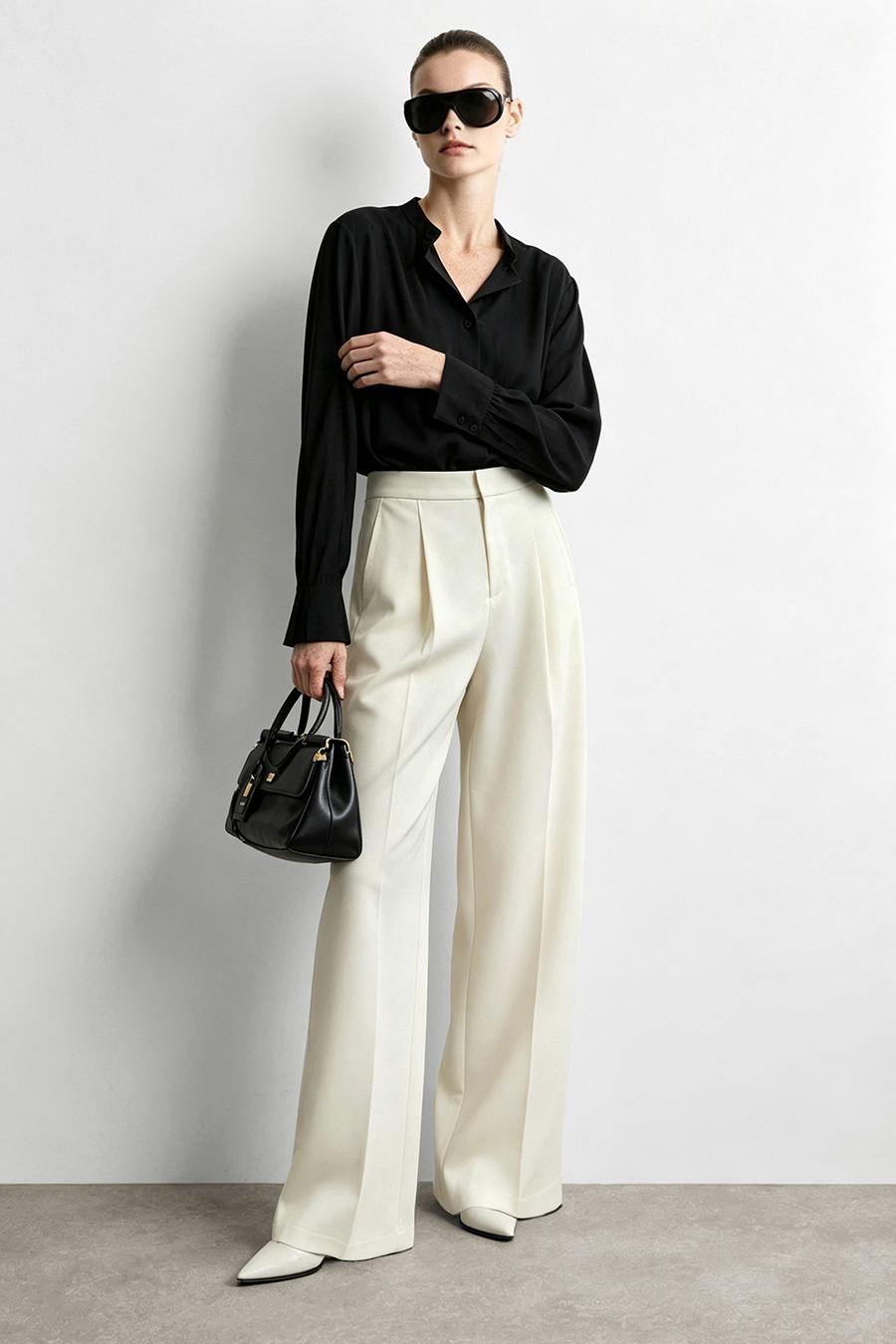 Versatile Wide Leg Casual Pants | AMII