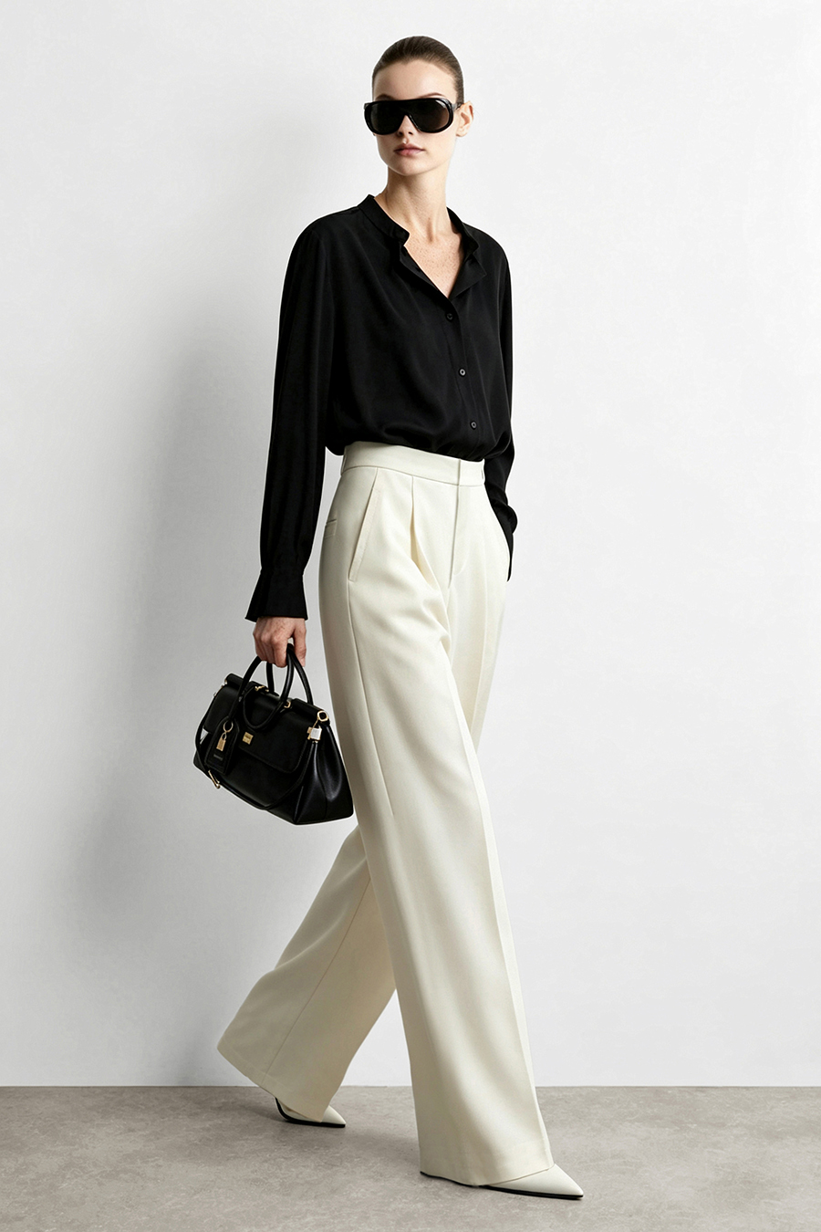Versatile Wide Leg Casual Pants | AMII