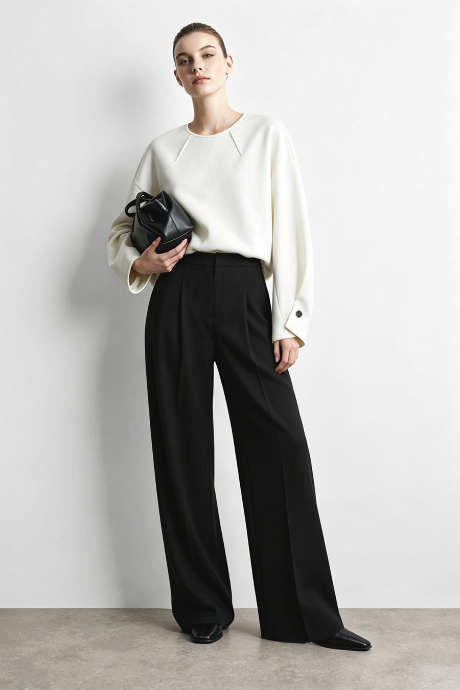 Versatile Wide Leg Casual Pants | AMII