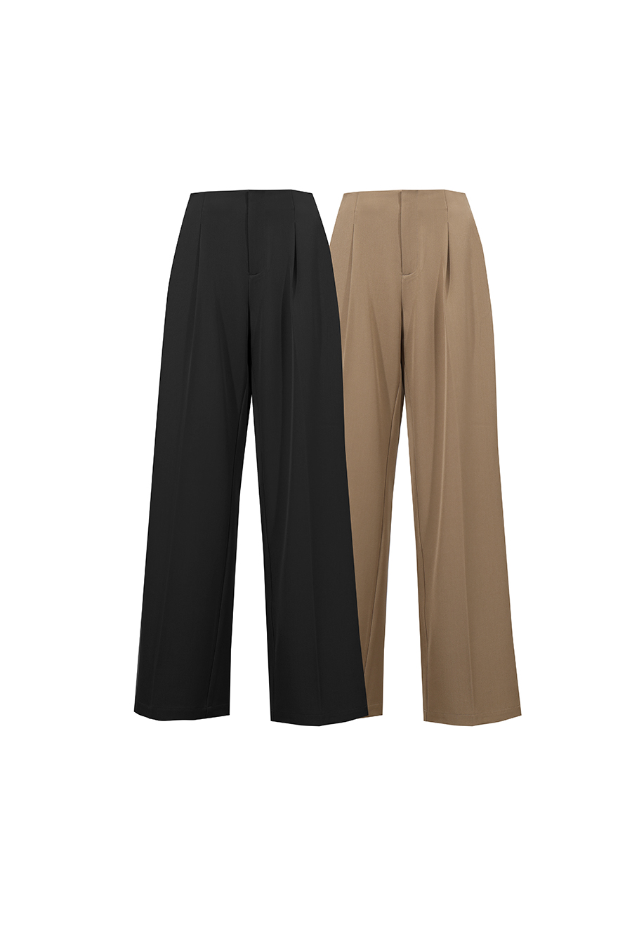 Commuter Wide Leg Casual Pants | AMII