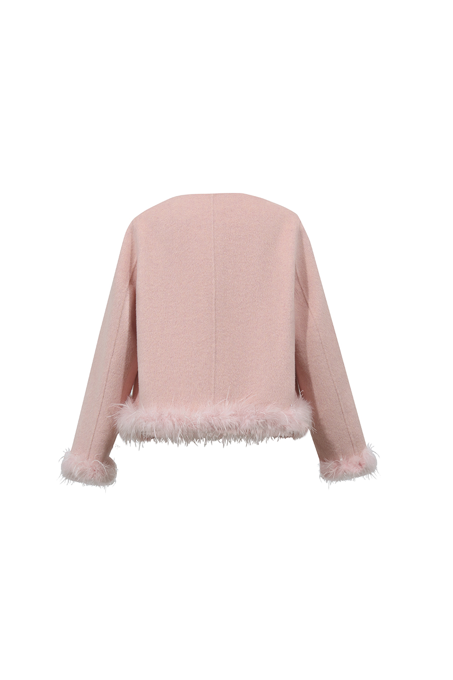 Tweed-Style Double-Faced All-Wool Fabric|AMII
