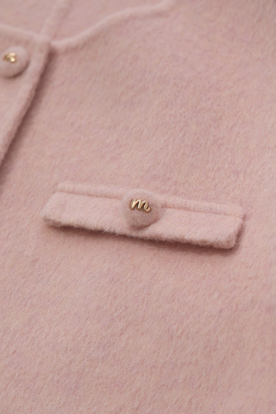 Tweed-Style Double-Faced All-Wool Fabric|AMII