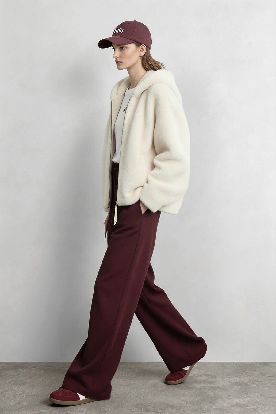 Light Luxury Hooded Eco-Friendly Fur|AMII
