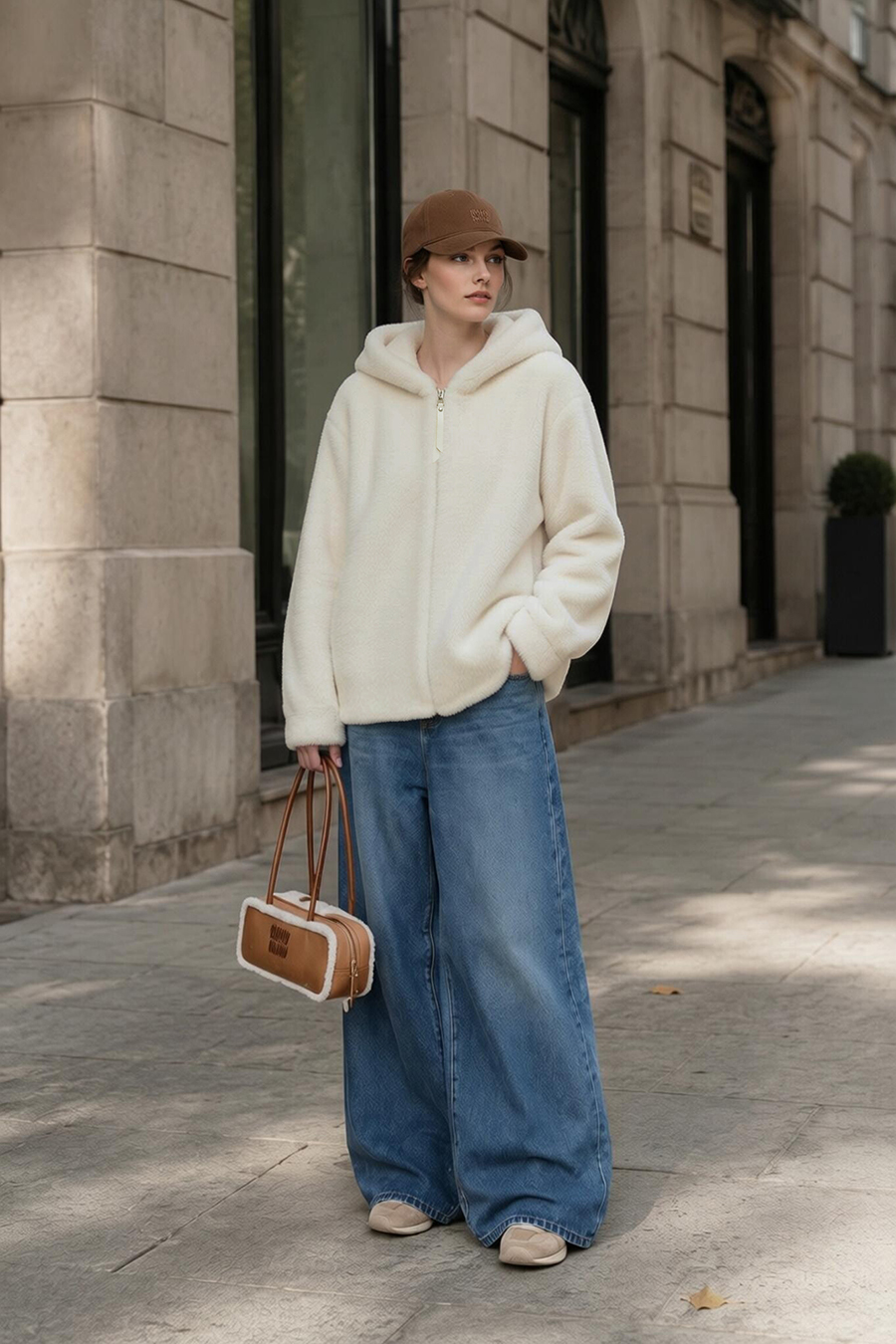 Light Luxury Hooded Eco-Friendly Fur|AMII