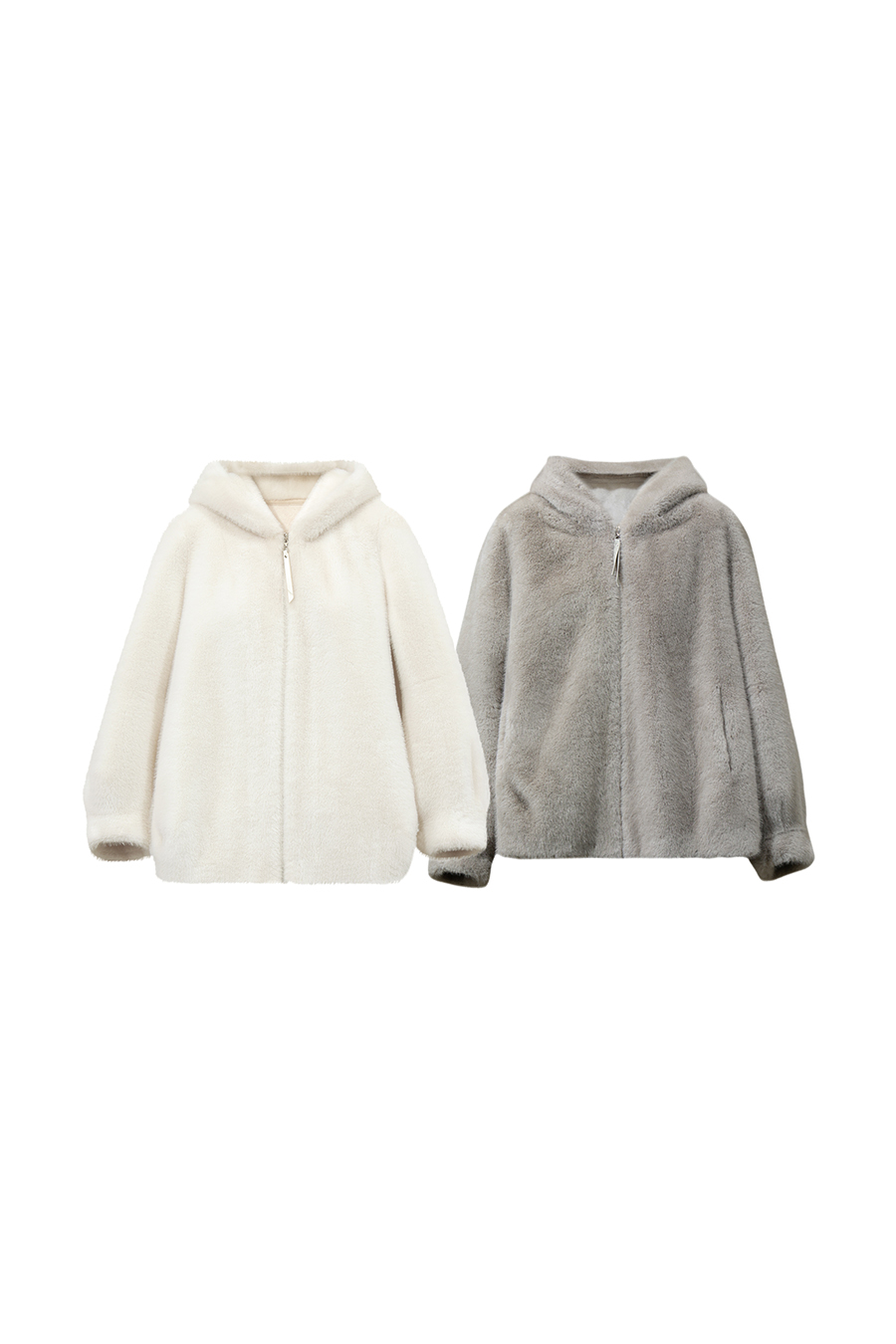 Light Luxury Hooded Eco-Friendly Fur|AMII