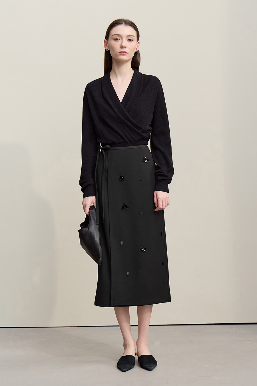 Handmade Beaded Floral Skirt