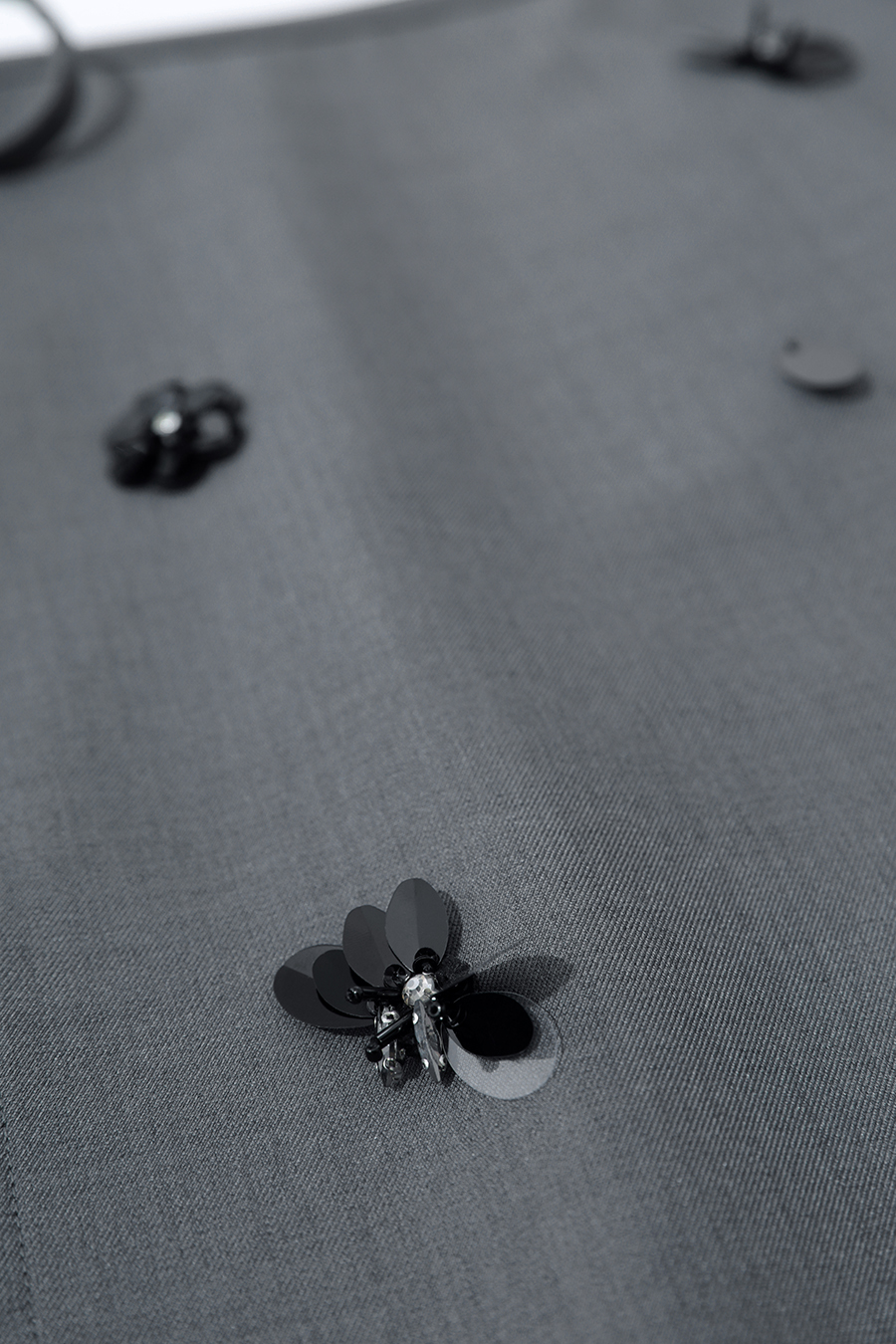 Handmade Beaded Floral Skirt