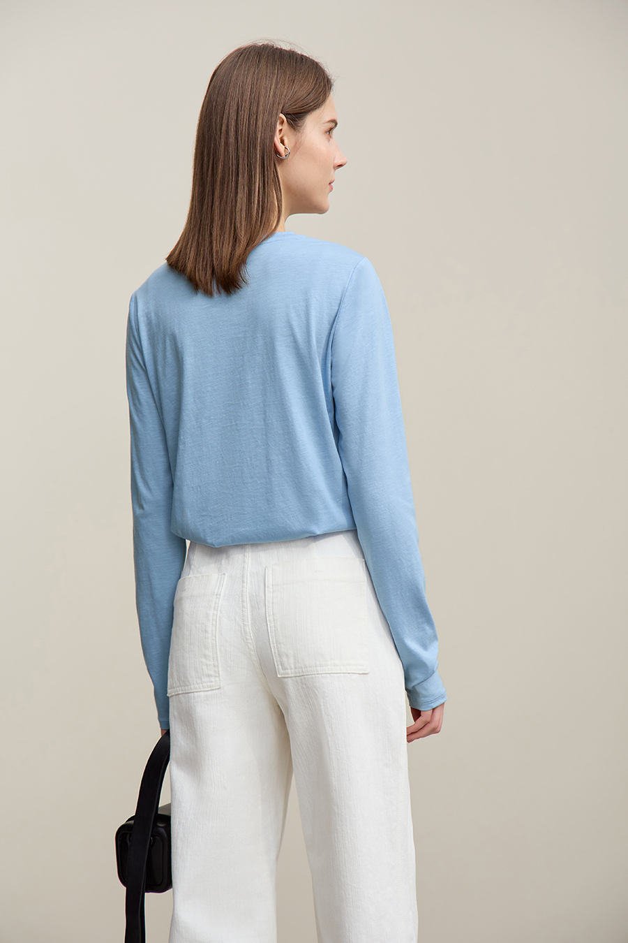 Crew Neck Printed Cotton T-shirt