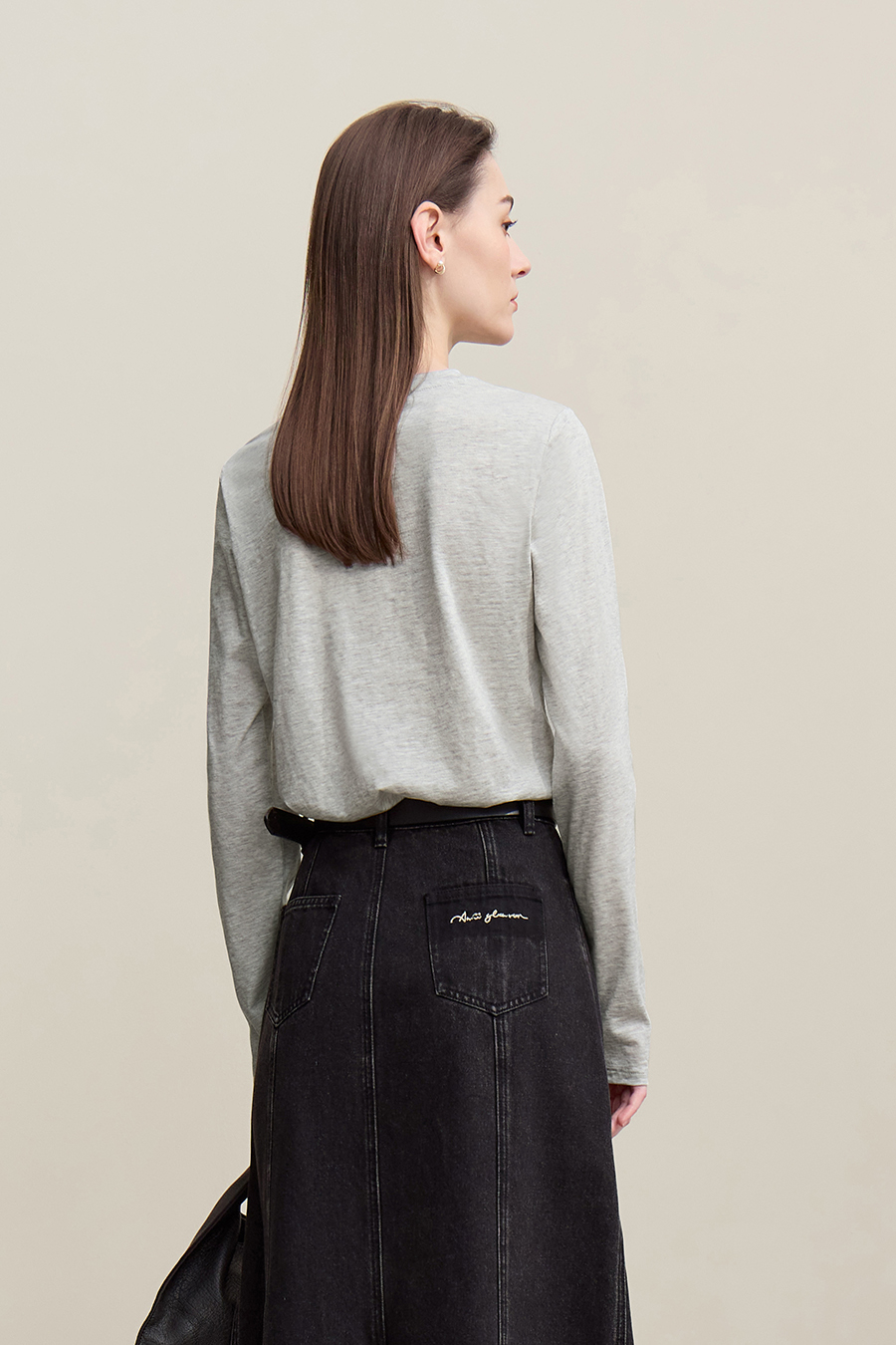 Crew Neck Printed Cotton T-shirt